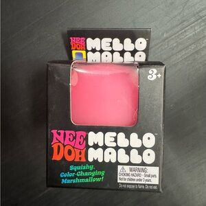 NEE DOH Mello Mallo Pink Squishy Marshmallow